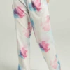 Organic Cotton PJ Trousers In Watercolour 1 Organic Cotton PJ Trousers In Watercolour -Fashion Lingerie Store nudea organic cotton trouser watercolour 1
