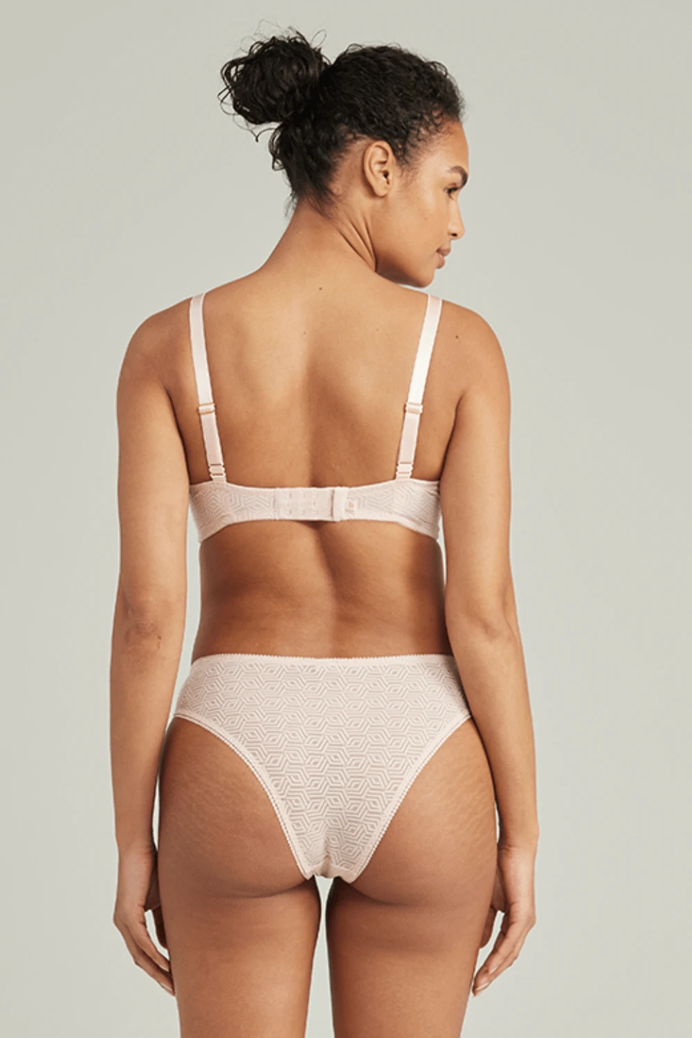 Sheer Deco Bralette In Blush Pink 6 Sheer Deco Bralette In Blush Pink - Image 4