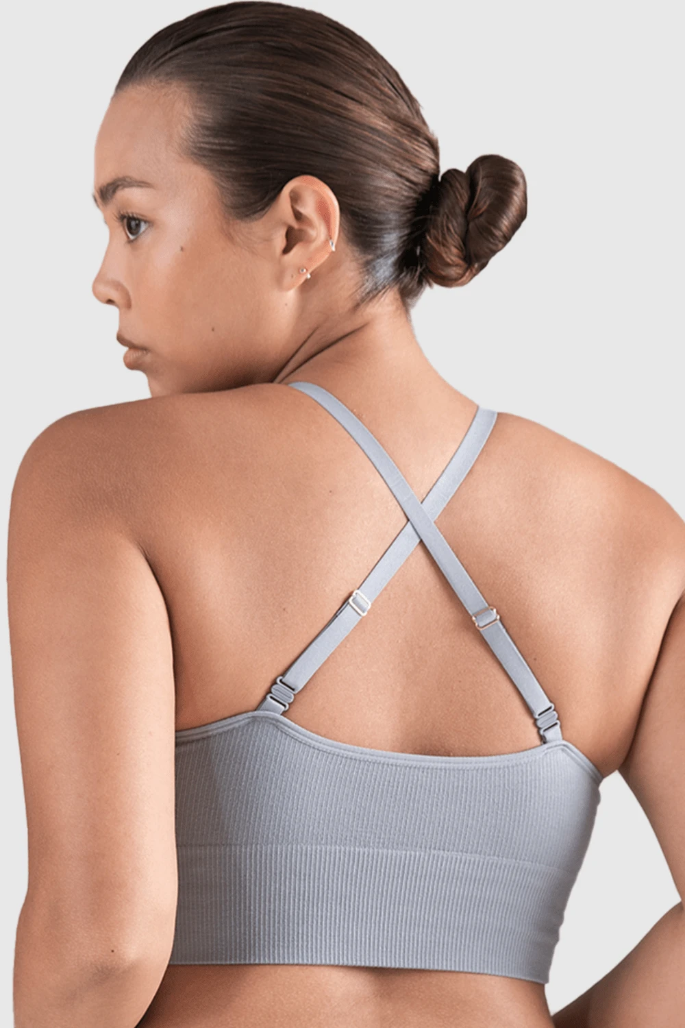 Tencel™ Seamless Bralette In Storm Grey, Size M (UK 10-12) 5 Tencel™ Seamless Bralette In Storm Grey, Size M (UK 10-12) - Image 3
