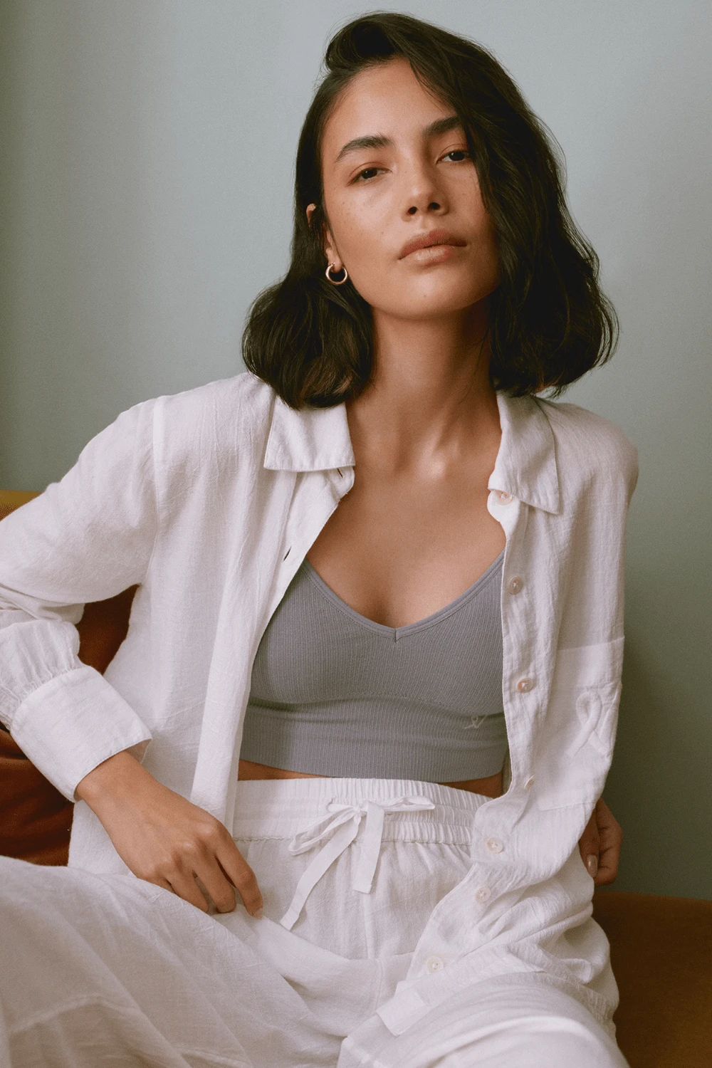 Tencel™ Seamless Bralette In Storm Grey, Size M (UK 10-12) 7 Tencel™ Seamless Bralette In Storm Grey, Size M (UK 10-12) - Image 5