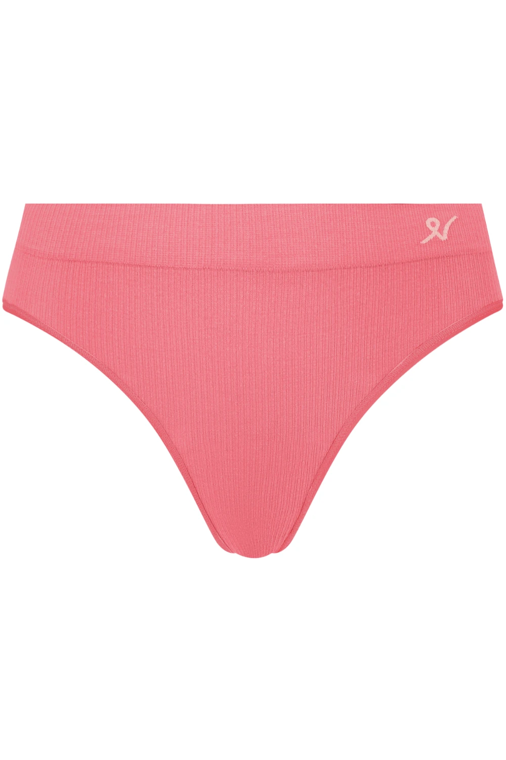 Tencel™ Seamless High Leg Brief In Rose Pink, Size XS (UK 6-8) 4 Tencel™ Seamless High Leg Brief In Rose Pink, Size XS (UK 6-8) - Image 2