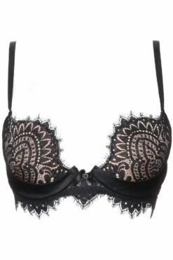 The Black Swan Push Up Bra 8 The Black Swan Push Up Bra -Fashion Lingerie Store prelude black swan bra ys285 ghost front