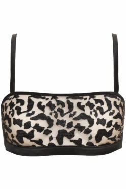 Les Nuits Folles Bandeau Bra In Black 11 Les Nuits Folles Bandeau Bra In Black -Fashion Lingerie Store prelude les nuits folles bandeau bra black ghost front