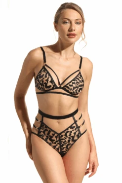 Les Nuits Folles Wireless Triangle Bra In Black 16 Les Nuits Folles Wireless Triangle Bra In Black -Fashion Lingerie Store prelude les nuits folles triangle bra black 5
