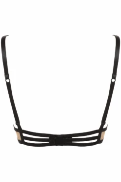 Les Nuits Folles Wireless Triangle Bra In Black 13 Les Nuits Folles Wireless Triangle Bra In Black -Fashion Lingerie Store prelude les nuits folles triangle bra black ghost back