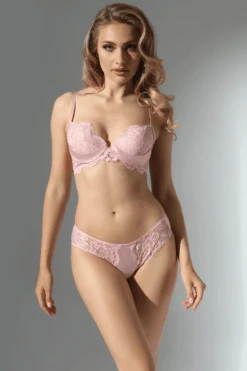 Marlene Push Up Bra With Swarovski Crystals In Pink, Size UK 36DD 12 Marlene Push Up Bra With Swarovski Crystals In Pink, Size UK 36DD -Fashion Lingerie Store prelude marlene push up bra pink ys302 5