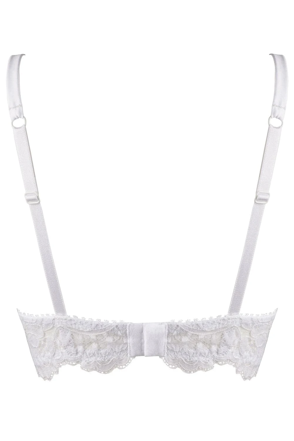 Marlene Push Up Bra With Swarovski Crystals In White 6 Marlene Push Up Bra With Swarovski Crystals In White - Image 4