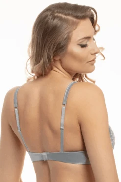 Marlene Underwired Bra With Swarovski Crystals In Grey, Size UK 32C 9 Marlene Underwired Bra With Swarovski Crystals In Grey, Size UK 32C -Fashion Lingerie Store prelude marlene underwired bra grey ys300 2