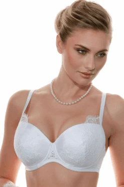 Tresor Bra With Swarovski Crystals (D-DD Sizing)