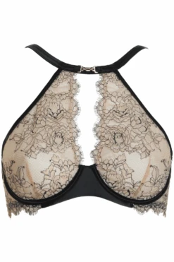 You Want It Darker Underwire Fantasy Bra, Size UK 36B 9 You Want It Darker Underwire Fantasy Bra, Size UK 36B -Fashion Lingerie Store prelude you want it darker fantasy bra ys376 black ghost front