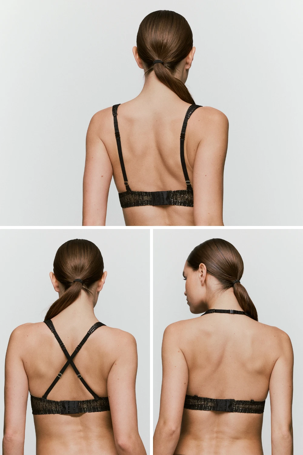 Tabei Black Padded Bralette 6 Tabei Black Padded Bralette - Image 4