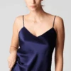 Simone Perele Dream Silk Camisole Midnight, Size 3 (UK 12-14) 2 Simone Perele Dream Silk Camisole Midnight, Size 3 (UK 12-14) -Fashion Lingerie Store simone perele dream camisole midnight 1