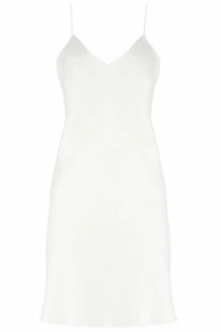Simone Perele Dream Silk Nightdress Natural, Size 1 (UK 8-10) -Fashion Lingerie Store simone perele dream nightdress natural ghost