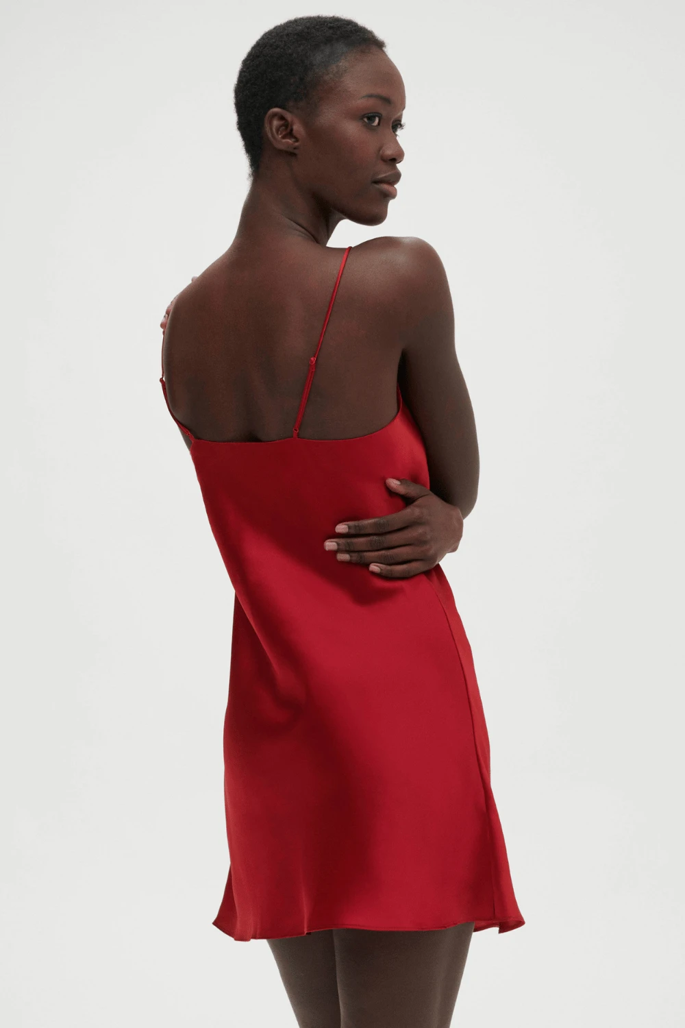 Simone Perele Dream Silk Nightdress Tanga Red 7 Simone Perele Dream Silk Nightdress Tanga Red - Image 5