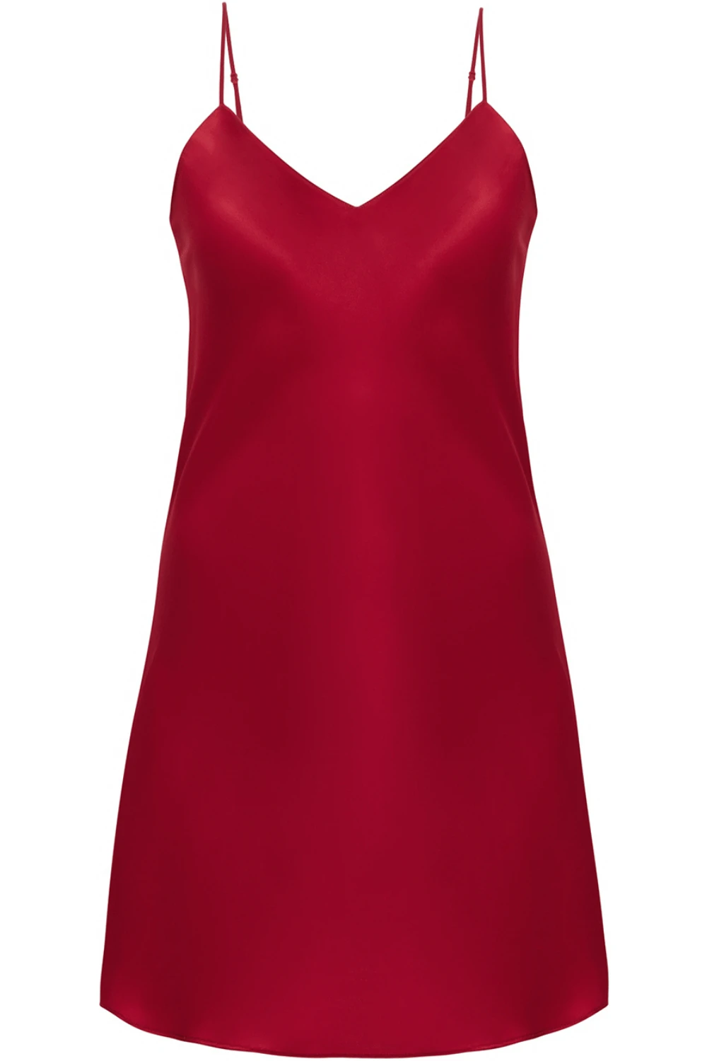 Simone Perele Dream Silk Nightdress Tanga Red 4 Simone Perele Dream Silk Nightdress Tanga Red - Image 2