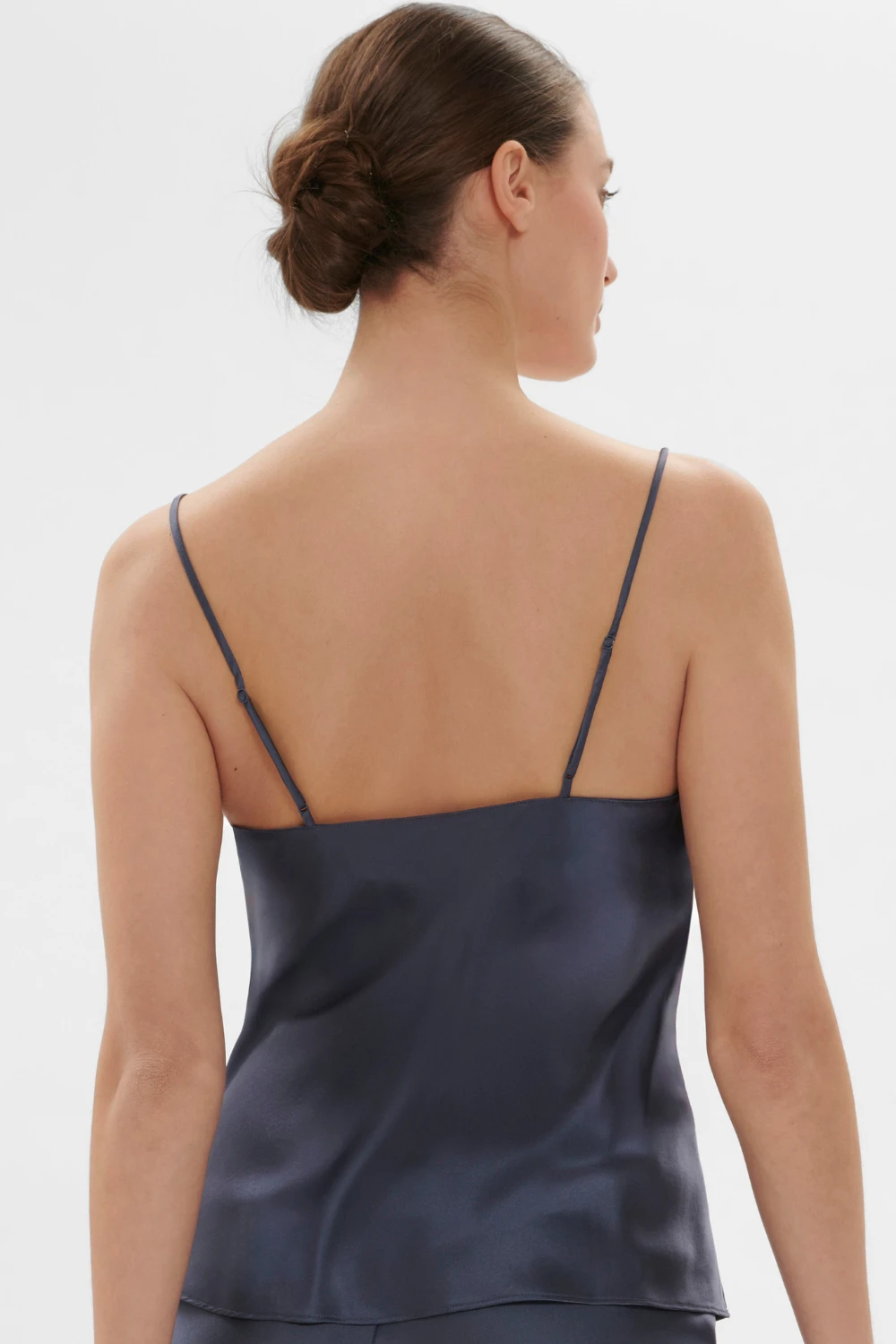 Simone Perele Dream Silk Camisole Cinder Blue 5 Simone Perele Dream Silk Camisole Cinder Blue - Image 3