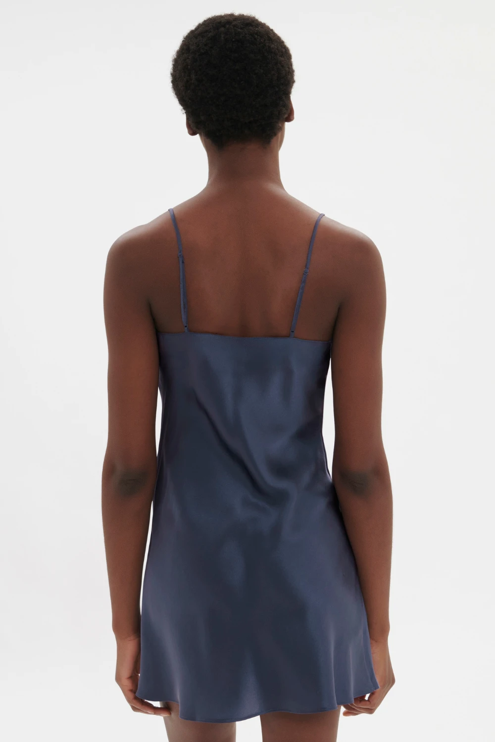 Simone Perele Dream Silk Nightdress Cinder Blue 5 Simone Perele Dream Silk Nightdress Cinder Blue - Image 3