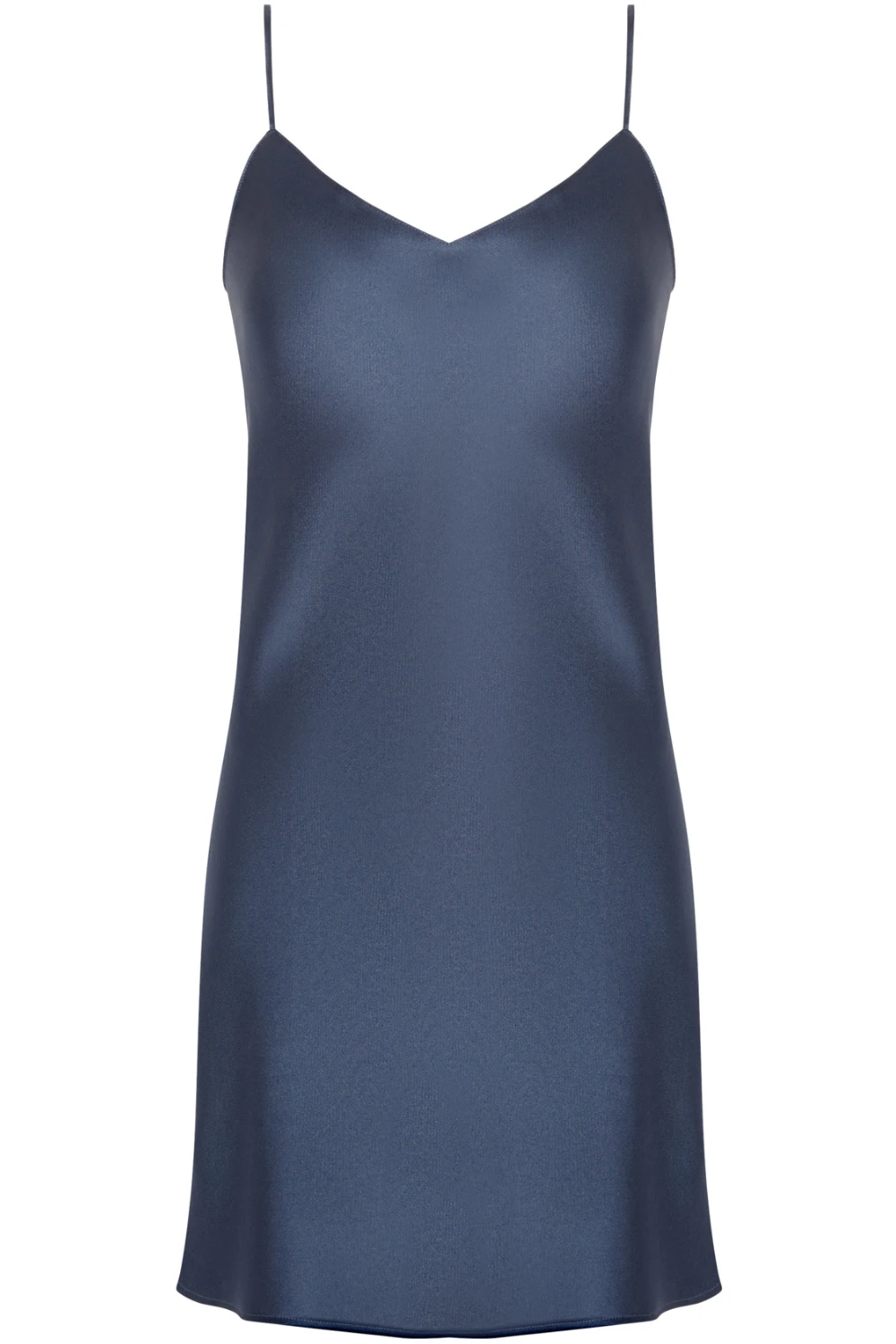 Simone Perele Dream Silk Nightdress Cinder Blue 4 Simone Perele Dream Silk Nightdress Cinder Blue - Image 2