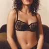 Simone Perele Intrigue Half Cup Bra 1 Simone Perele Intrigue Half Cup Bra -Fashion Lingerie Store simone perele intrigue half cup bra black 4