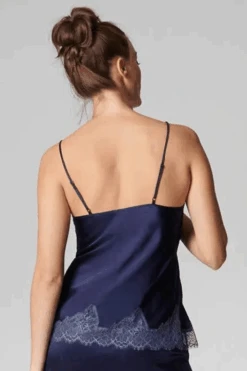 Simone Perele Nocturne Silk Camisole Midnight 12 Simone Perele Nocturne Silk Camisole Midnight -Fashion Lingerie Store simone perele nocturne camisole midnight 2