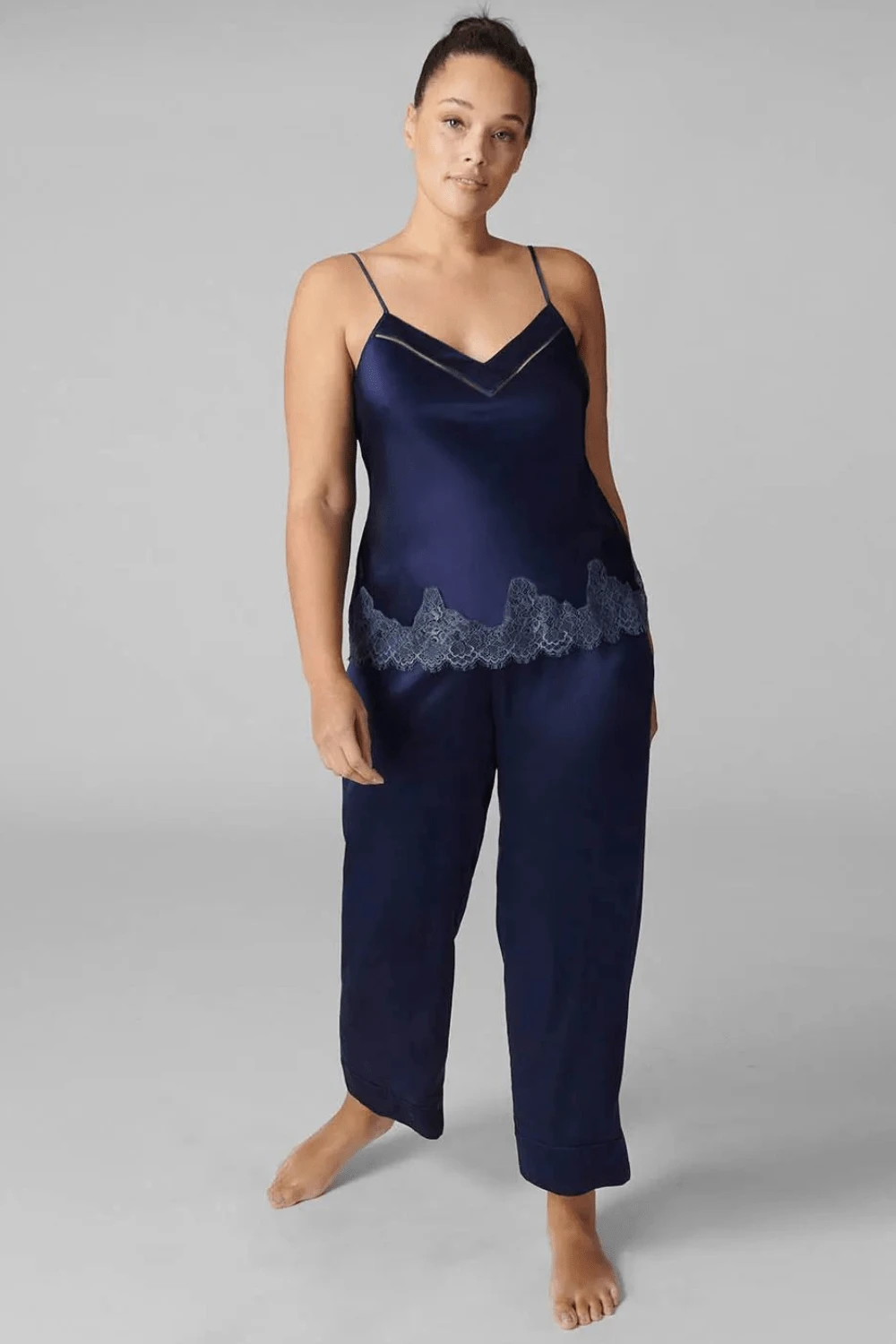 Simone Perele Nocturne Silk Camisole Midnight 9 Simone Perele Nocturne Silk Camisole Midnight - Image 7