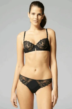 Simone Perele Saga Half Cup Bra 17 Simone Perele Saga Half Cup Bra -Fashion Lingerie Store simone perele sage half cup bra black 5