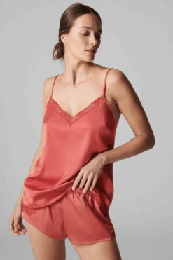 Simone Perele Satin Secrets Quartz Pink Short 14 Simone Perele Satin Secrets Quartz Pink Short -Fashion Lingerie Store simone perele satin secrets short quartz pink 3