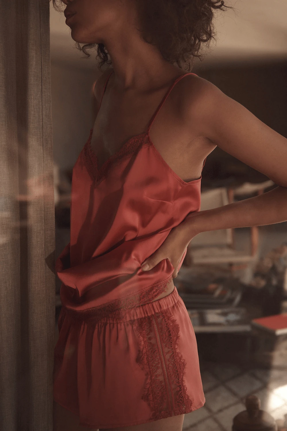 Simone Perele Satin Secrets Quartz Pink Short 7 Simone Perele Satin Secrets Quartz Pink Short - Image 5