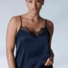 Simone Perele Satin Secrets Full Moon Camisole 1 Simone Perele Satin Secrets Full Moon Camisole -Fashion Lingerie Store simone perele satin secrets top full moon 4