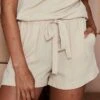 Underprotection Sally Pyjama Shorts, Size L (UK 12-14) 1 Underprotection Sally Pyjama Shorts, Size L (UK 12-14) -Fashion Lingerie Store underprotection sally shorts beige 4