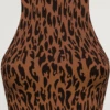 Wolford C2C Leopard Top Sleeveless 1 Wolford C2C Leopard Top Sleeveless -Fashion Lingerie Store wolford c2c leopard top sleeveless 56236 ghost front