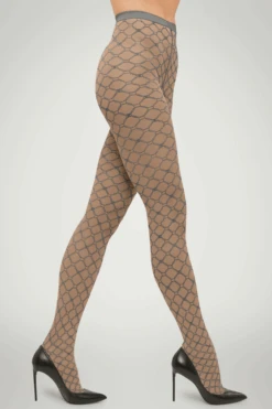 Wolford Monogram Tights 20 Denier 15 Wolford Monogram Tights 20 Denier -Fashion Lingerie Store wolford monogram tights 14980 soft pewter 2