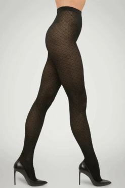 Wolford Pattern Tights, Size XS 9 Wolford Pattern Tights, Size XS -Fashion Lingerie Store wolford pattern tights black 3