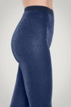 Wolford Stardust Tights 25 Wolford Stardust Tights -Fashion Lingerie Store wolford stardust tights 14509 9822 navy aqua silver 4