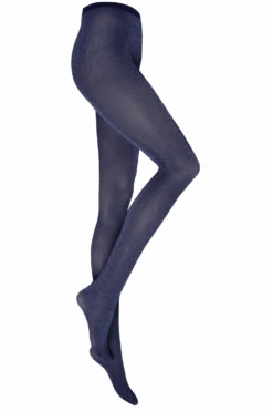 Wolford Stardust Tights 21 Wolford Stardust Tights -Fashion Lingerie Store wolford stardust tights 14509 9822 navy aqua silver 5