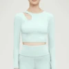 Wolford Warm Up Long Sleeve Top 1 Wolford Warm Up Long Sleeve Top -Fashion Lingerie Store wolford warm up long sleeve top 53244 aqua 1